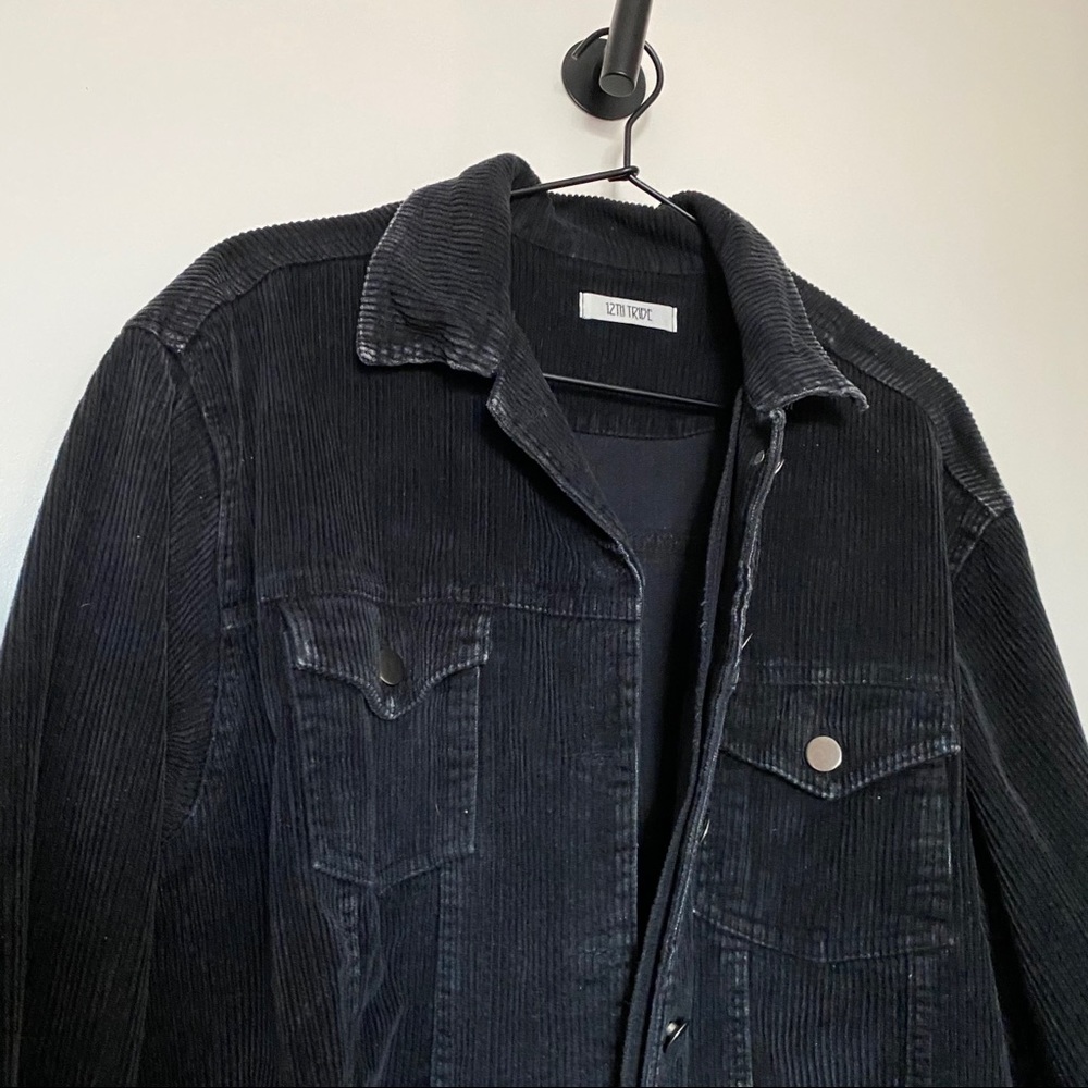 Black corduroy jacket
